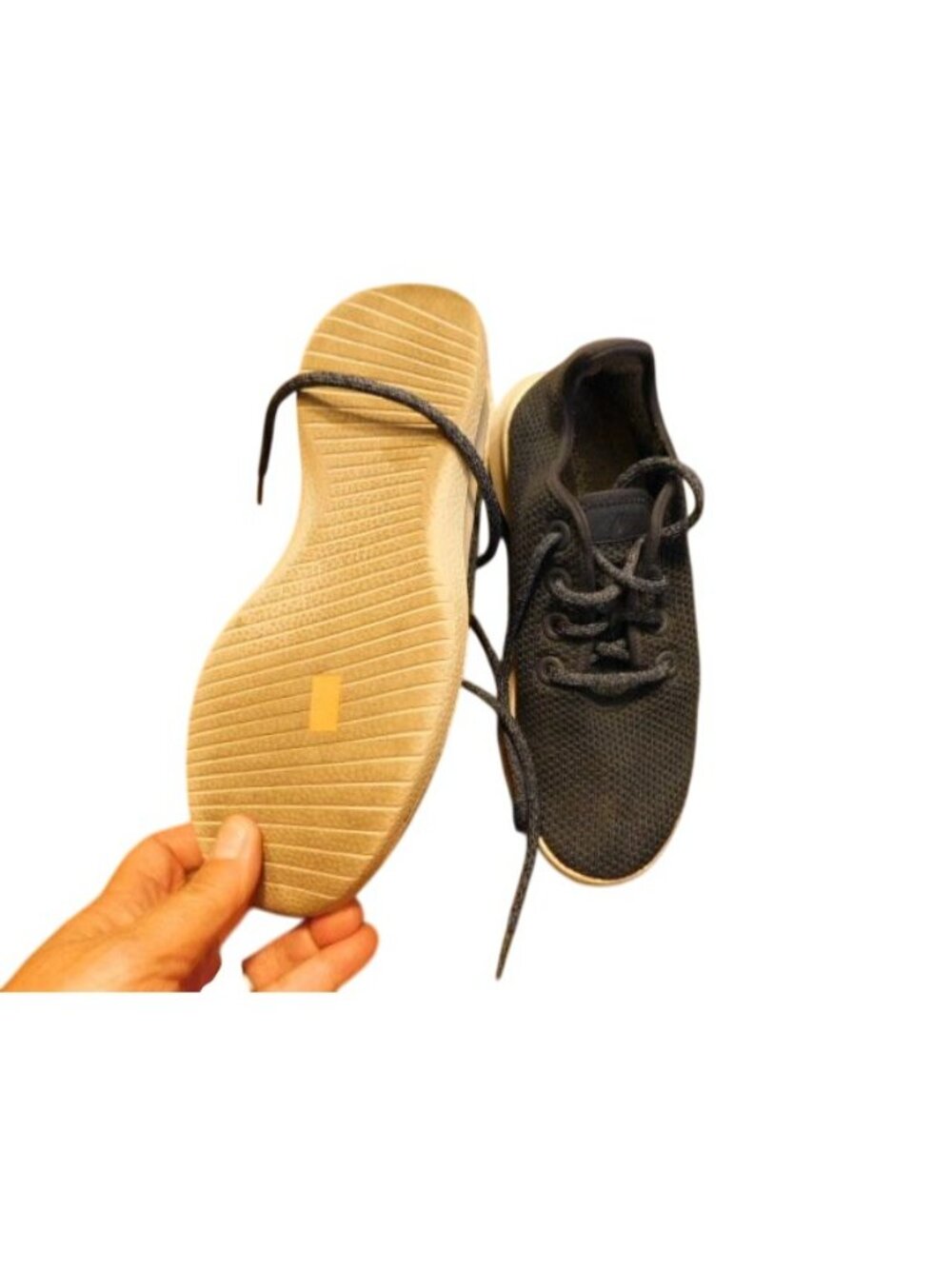 Allbirds Size 7 Navy Blue Lace Up Casual Flat Shoes - Picture 2 of 4